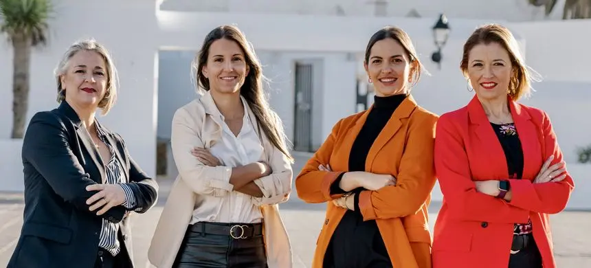 Concejalas del grupo socialista en Teguise