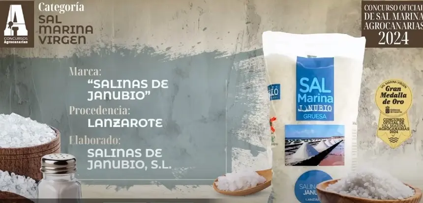 Imagen del vídeo del Gobierno de Canarias en el que se da a conocer el premio a la empresa lanzaroteña. 