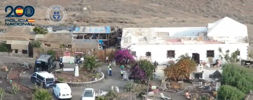 Operación antidroga de la Policía Nacional en Lanzarote.