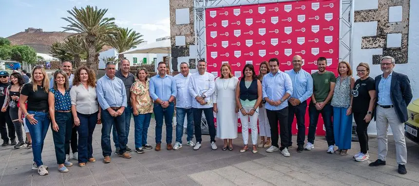 Imagen de las autoridades durante la presentación del Saborea