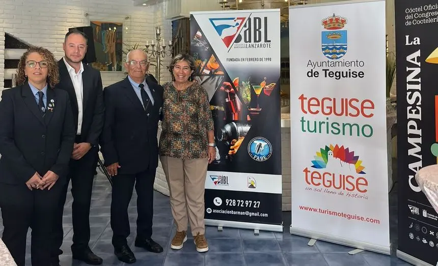 La concejal de Turismo, satisfecha del desarrollo del importante evento en Costa Teguise.
