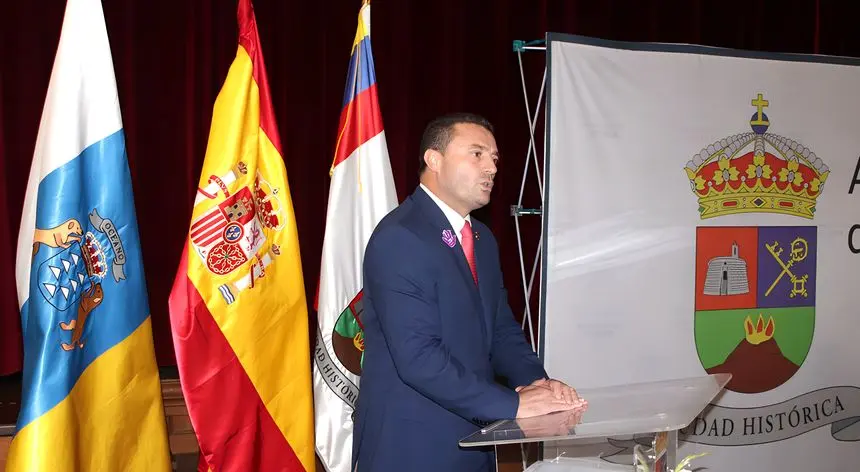 Óscar Noda, alcalde de Yaiza