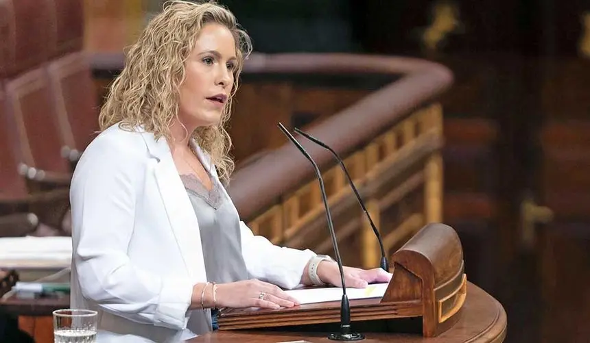 Laura Lima este miércoles en el Congreso