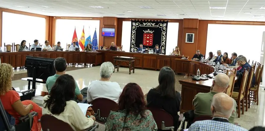 Imagen del pleno del Cabildo celebrado este jueves.