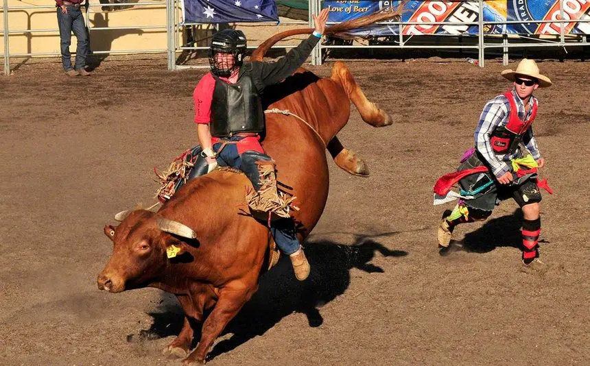 Rodeo vaquero similar al que se desarrollará en el Complejo Agrotecnológico de Teguise.
