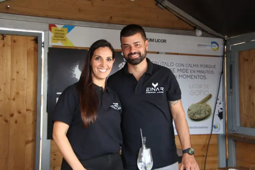 Paqui Guedes y Oliver Rodríguez, responsables de Destilería EINAR.