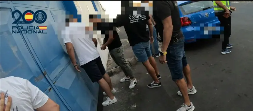 Operativo antidroga desarrollado en Lanzarote.