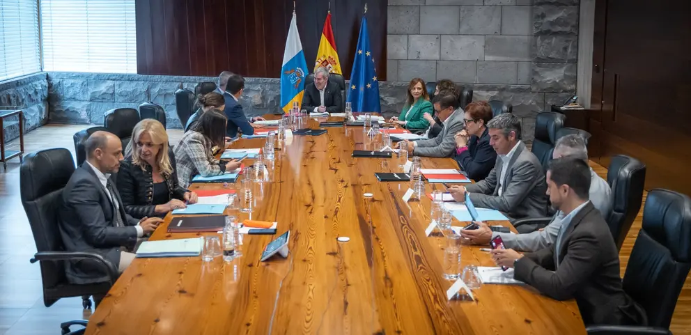 Imagen del encuentro del Consejo de Gobierno celebrado este lunes.