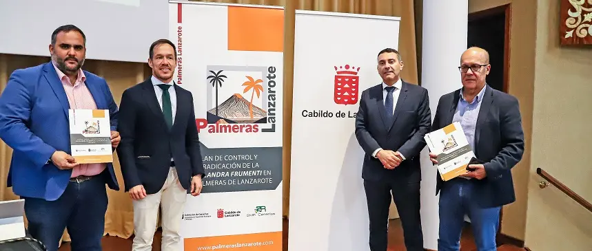 Presentación del proyecto de palmeras en Lanzarote.