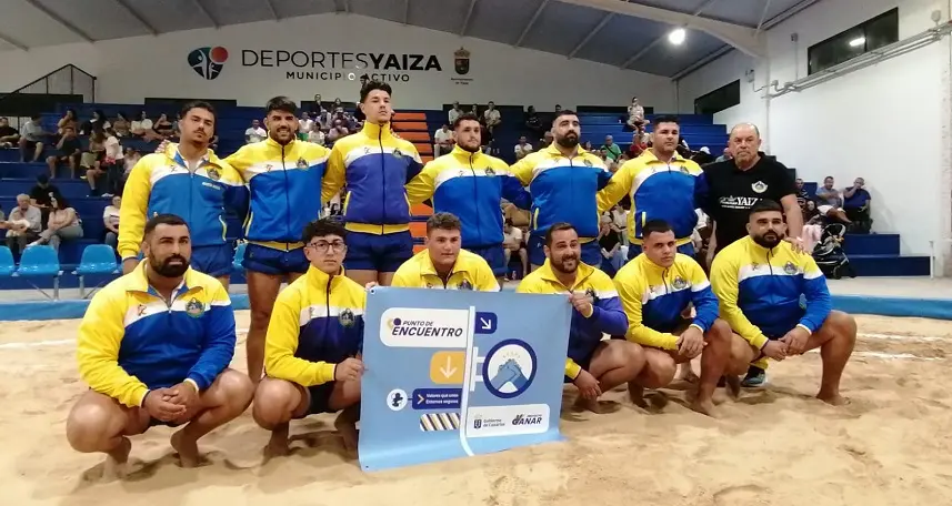 Equipo de lucha de Yaiza.