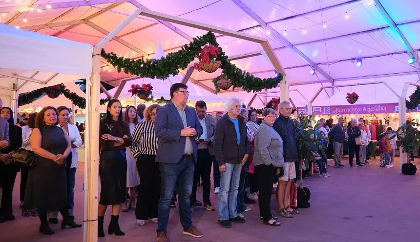 El alcalde de San Bartolomé estuvo al frente de la puesta de largo del evento.