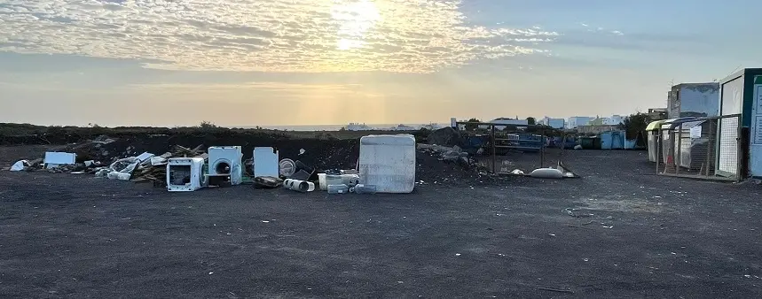 Imagen de residuos de Haría.