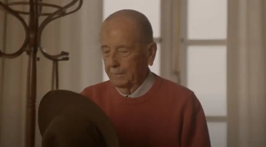 Trino Garriga en el vídeo grabado para hacerle un merecido homenaje.
