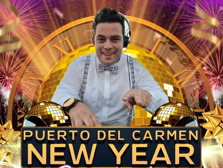 Cartel de actuación de fin de año en el Varadero.