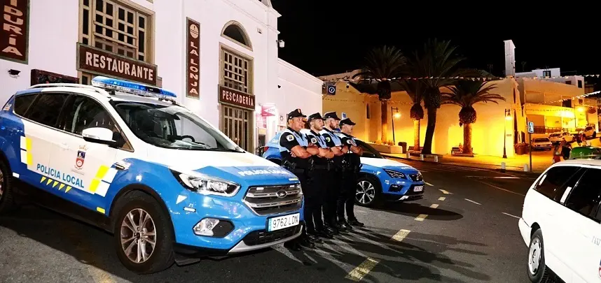 Agentes de la Policía Local de Tías.