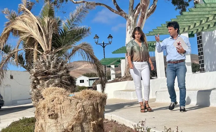 Jenifer Galán junto a Marcos Bergaz.