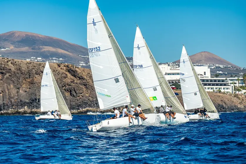 Imagen de la regata del Campeonato de Canarias.