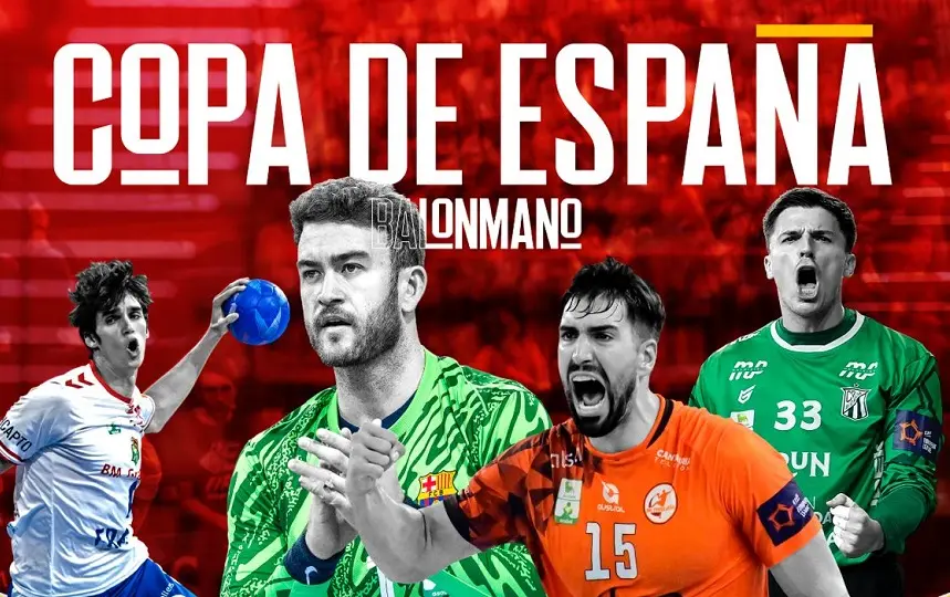 Cartel promocional de la Copa de España de Balonmano.