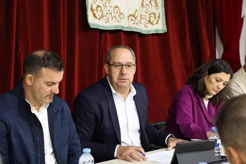 Juan Monzón junto a Ángel Lago.