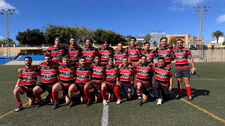 Jugadores del Lanzarote Rugby Club.