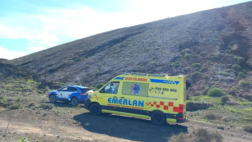 Actuación de EMERLAN en el rescate.