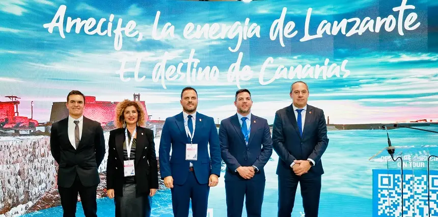 Yonathan de León junto a Eli Merino, Jacobo Medina, Juan Monzón y Héctor Fernández.