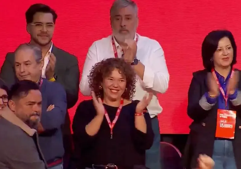 Marlene Romero durante la celebración del congreso