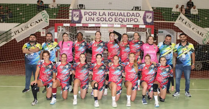 Jugadoras y cuerpo técnico del CB Zonzamas.