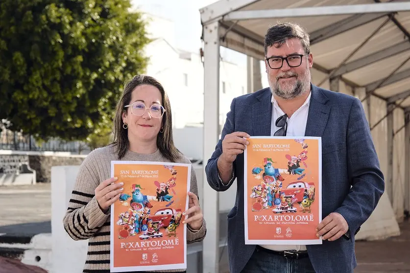 Presentación del cartel de los carnavales de San Bartolomé 2025.