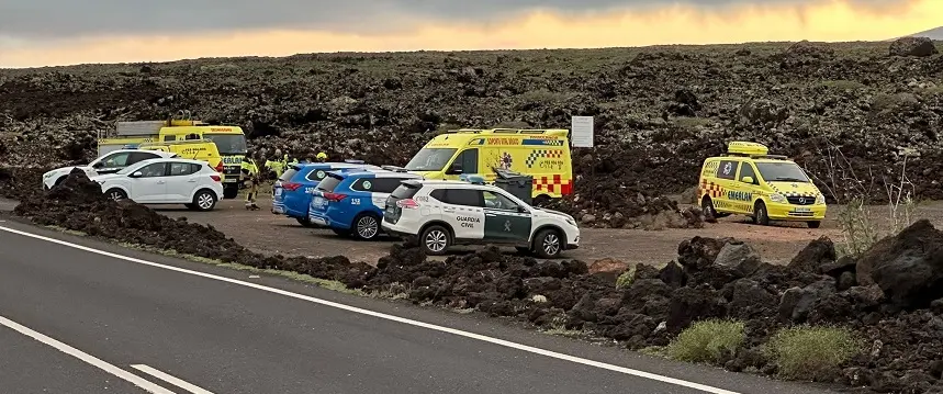 Equipo de búsqueda en la zona de desaparición del hombre de 60 años.