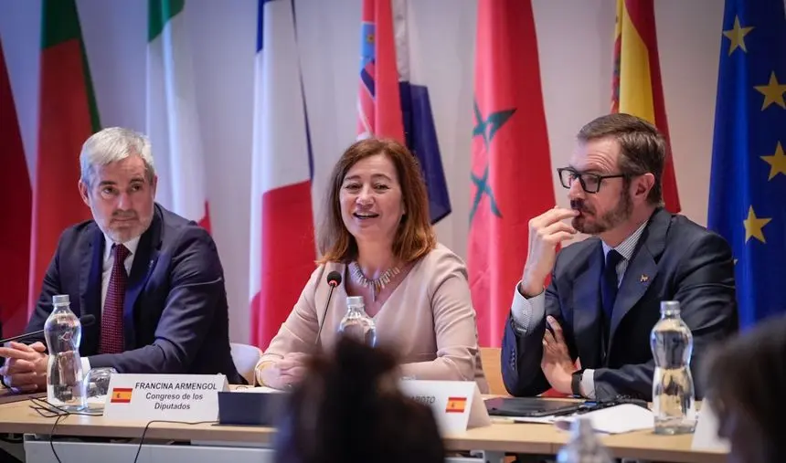 Clavijo cumbre parlamentos del Mediterráneo en Lanzarote1