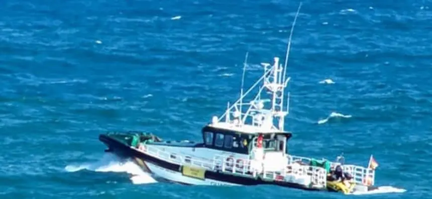 Imagen de archivo de una patrullera de la Guardia Civil.