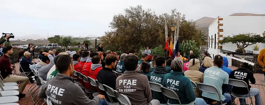 Acto clausura PFAE en Tías.