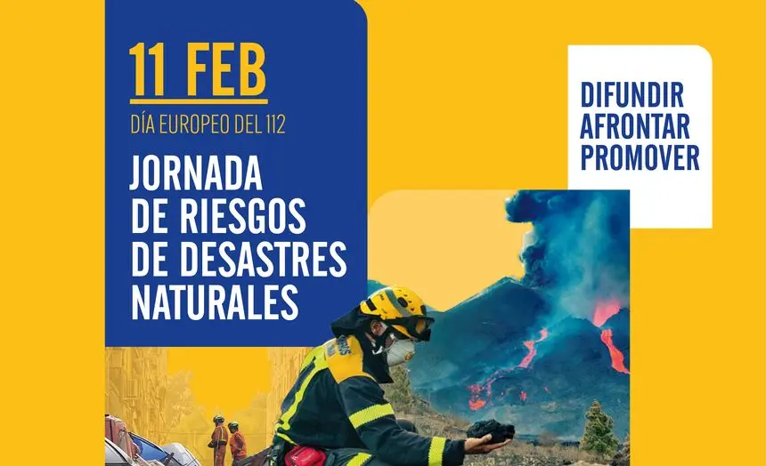 Cartel sobre las Jornadas del Consorcio de Seguridad y Emergencias del Cabildo de Lanzarote.