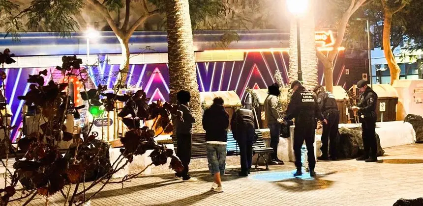 Imagen de una de las actuaciones de los agentes de la USCI