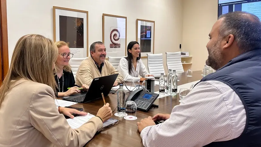 Miguel Ángel Jiménez en el Consejo de Gobierno.