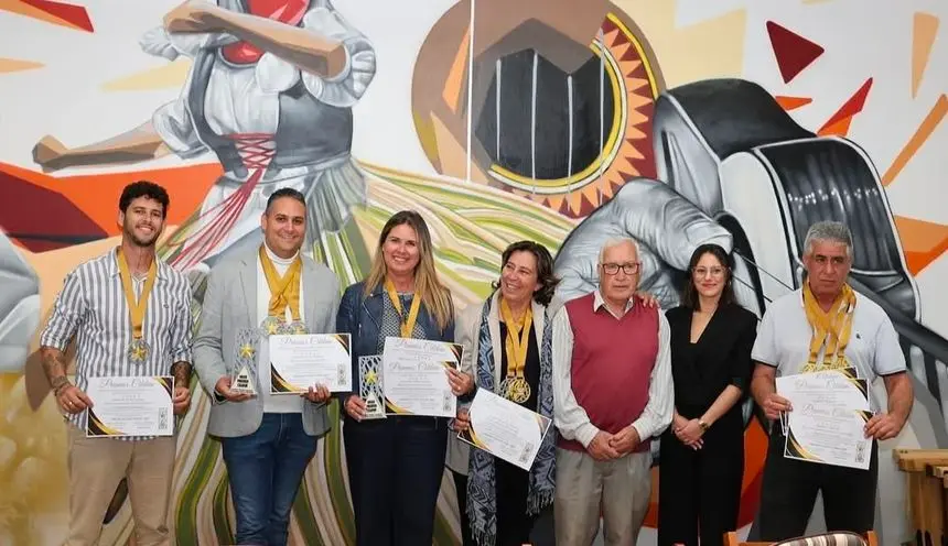 Imagen de los premiados en el certamen
