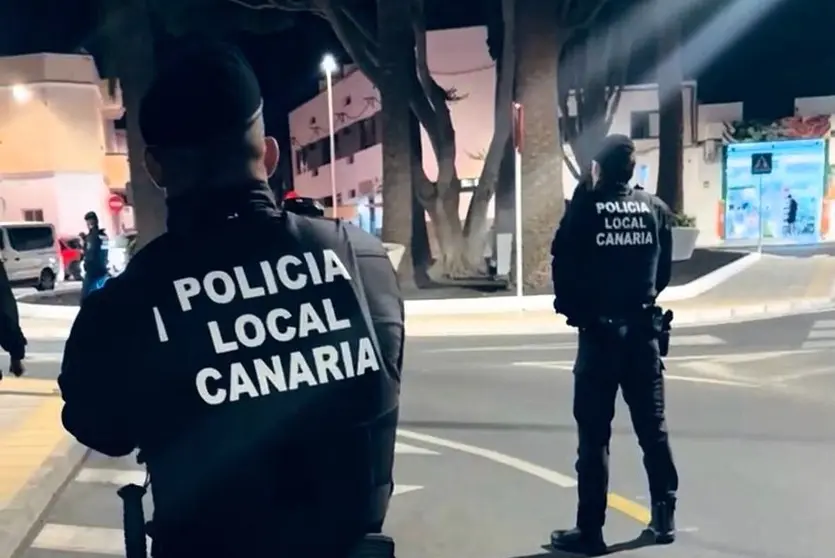 Imagen de los policías que participaron en los controles