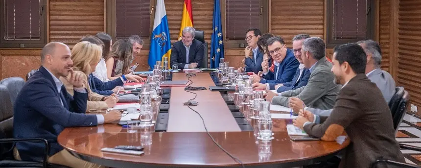 Imagen del encuentro del Consejo de Gobierno de este lunes.
