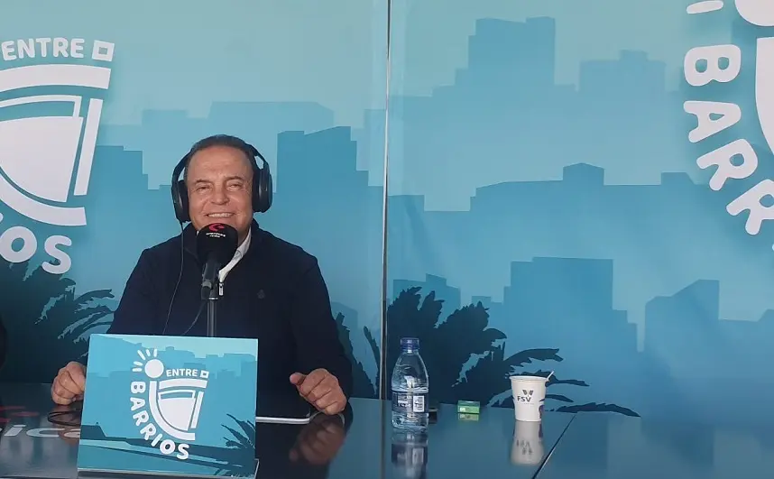 Jesús Machín en el programa Entre Barrios.