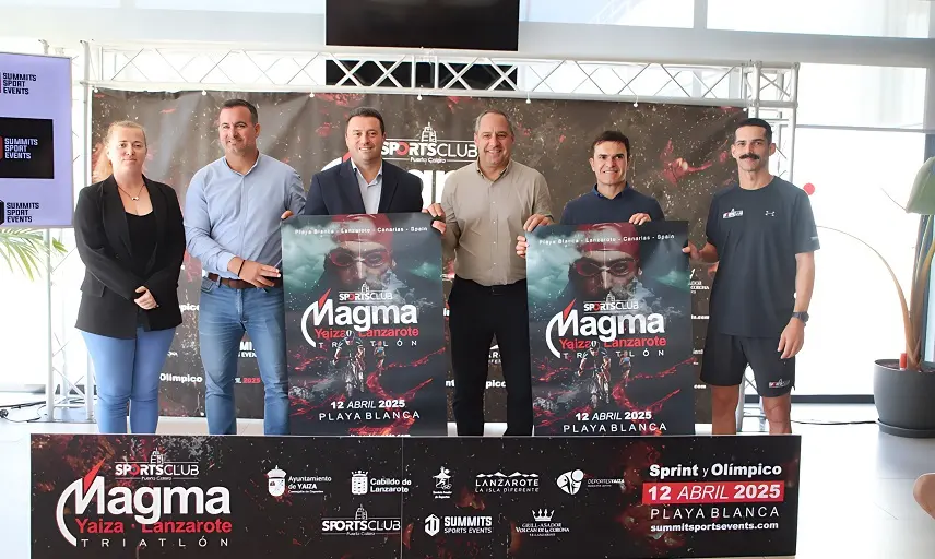 Presentación del Magma Yaiza - Lanzarote Triatlón.