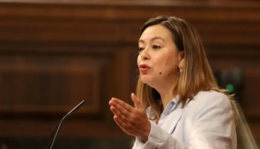 María Dolores Corujo en el Congreso de los Diputados.