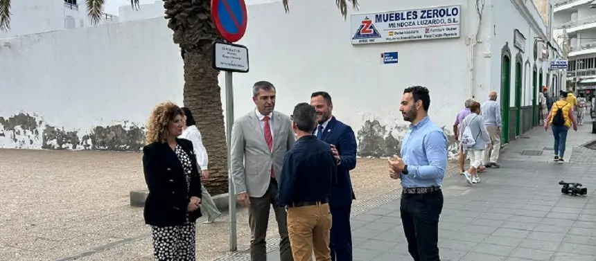 Manuel Domínguez junto a Yonathan de León, Eli Merino y Mario Altube.