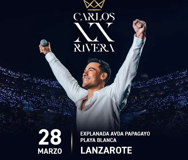 Imagen del cartel anunciador del concierto.