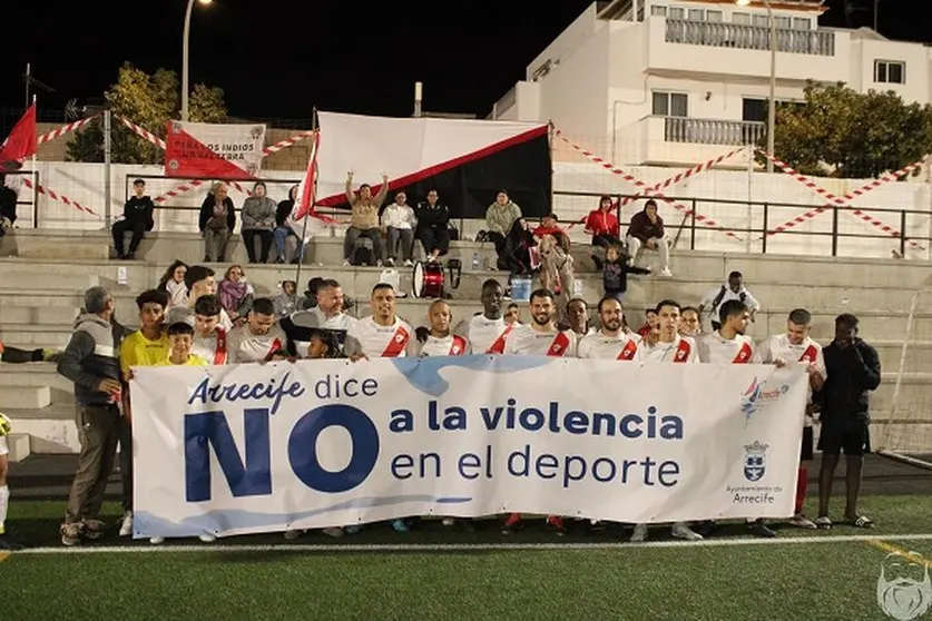 Imagen que portaron los jugadores del Valterra.
