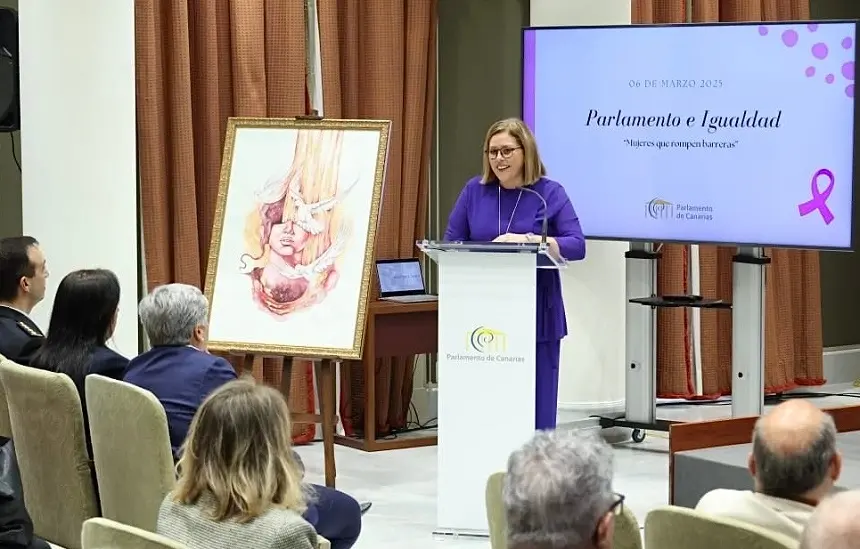 Astrid Pérez en la II Jornada “Parlamento e Igualdad. Mujeres que rompen barreras”