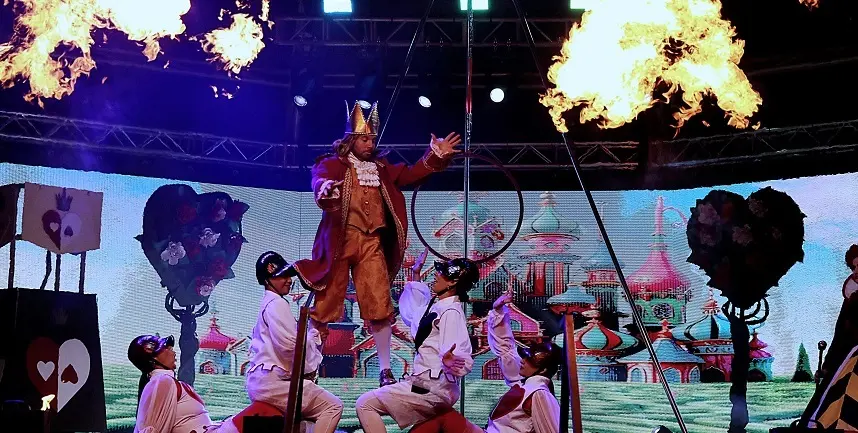 Imagen de archivo de una actuación del carnaval de Tías.