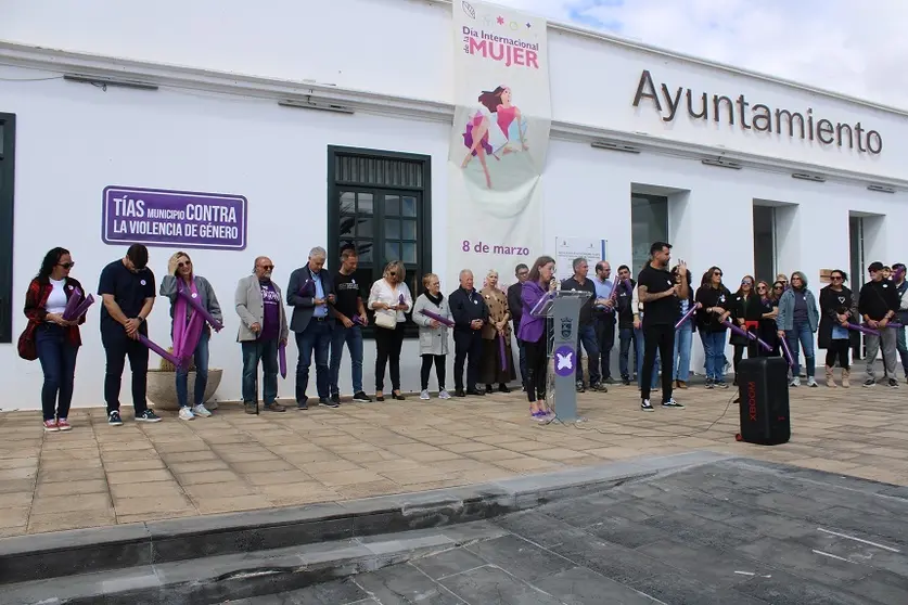 Acto del 8M del Ayuntamiento de Tías.
