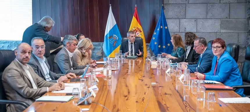 Imagen del encuentro del Consejo de Gobierno de este lunes.
