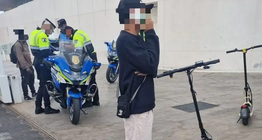 Imagen de una de las actuaciones de la Policía Local
